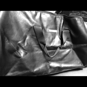 Versace Parfums Black Leather Weekender